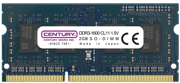 CD2G-SOD3U1600(写真は4GBのものです。)